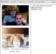 Screenshot di un incontro chatroulette — Chatroulette gay su Camyster