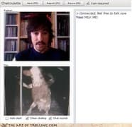 Screenshot di un incontro chatroulette — Chatroulette studenti su Camyster