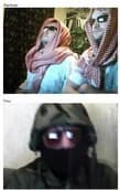 Screenshot di un incontro chatroulette — Chatroulette inglese su Camyster