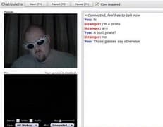 Screenshot di un incontro chatroulette — Chatroulette canadese su Camyster