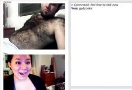 Screenshot di un incontro chatroulette — Chatroulette latina su Camyster