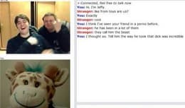 Screenshot di un incontro chatroulette — Chatroulette francese su Camyster