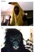 Screenshot di un incontro chatroulette — Chatroulette americana su Camyster