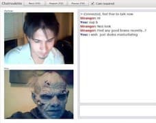 Screenshot di un incontro chatroulette — Chatroulette araba su Camyster