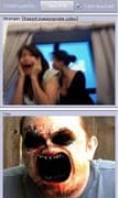 Screenshot di un incontro chatroulette — Chatroulette tunisina su Camyster