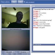 Screenshot di un incontro chatroulette — Chatroulette spagnola su Camyster