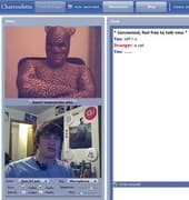 Screenshot di un incontro chatroulette — Chatroulette ragazze su Camyster
