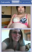 Screenshot di un incontro chatroulette — Chatroulette hot su Camyster