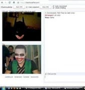Screenshot di un incontro chatroulette — Chatroulette coppie su Camyster