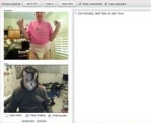 Screenshot di un incontro chatroulette — Chatroulette tunisina su Camyster