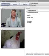 Screenshot di un incontro chatroulette — Chatroulette latina su Camyster