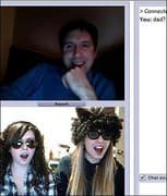 Screenshot di un incontro chatroulette — Chatroulette svizzera su Camyster