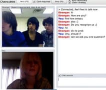 Screenshot di un incontro chatroulette — Chatroulette senior su Camyster