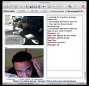Screenshot di un incontro chatroulette — Chatroulette italiana su Camyster