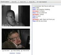 Screenshot di un incontro chatroulette — Chatroulette spagnola su Camyster