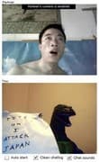 Screenshot di un incontro chatroulette — Chatroulette tedesca su Camyster
