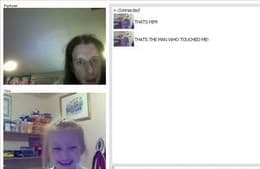 Screenshot di un incontro chatroulette — Chatroulette studenti su Camyster
